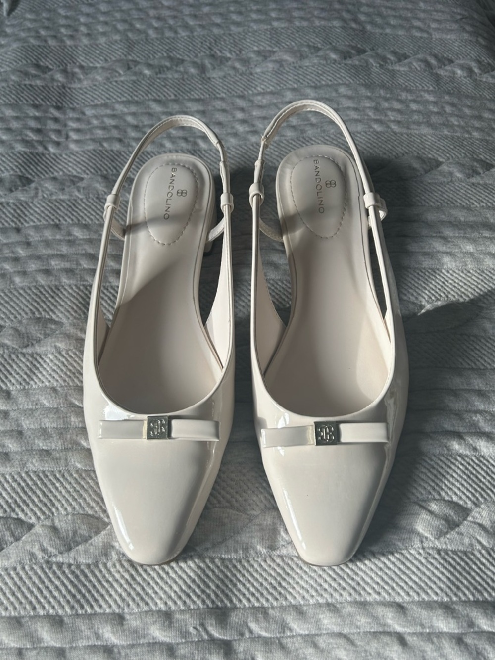 Bandolino Slingback Flats with Bow